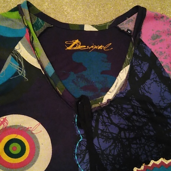 Desigual sleeveless embellished tee - Picture 2 of 3